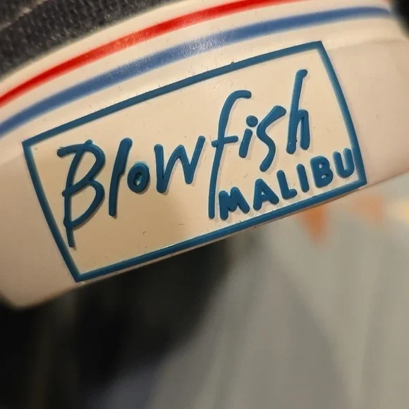 Blowfish Red and Blue Starry Slip-On Sneakers Women's Size 10 - Picture 5 of 5